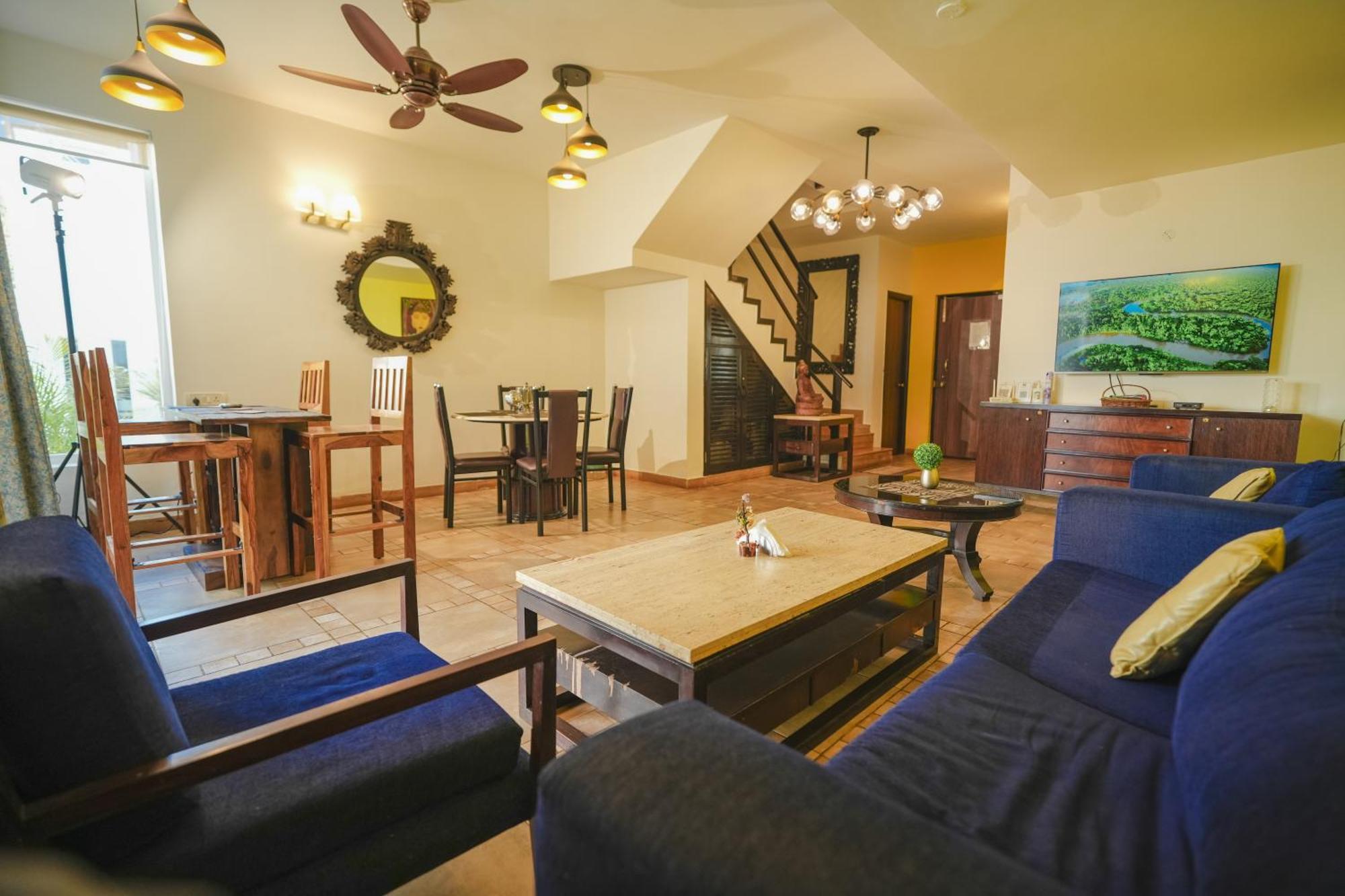 Villa M - Jia 3- 3Bhk In Candolim, Pool Facing, Near Beach, Breakfast Included Ngoại thất bức ảnh